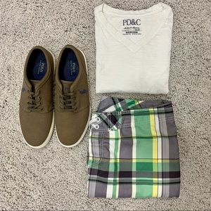 Men’s Plaid Swim Trunks
